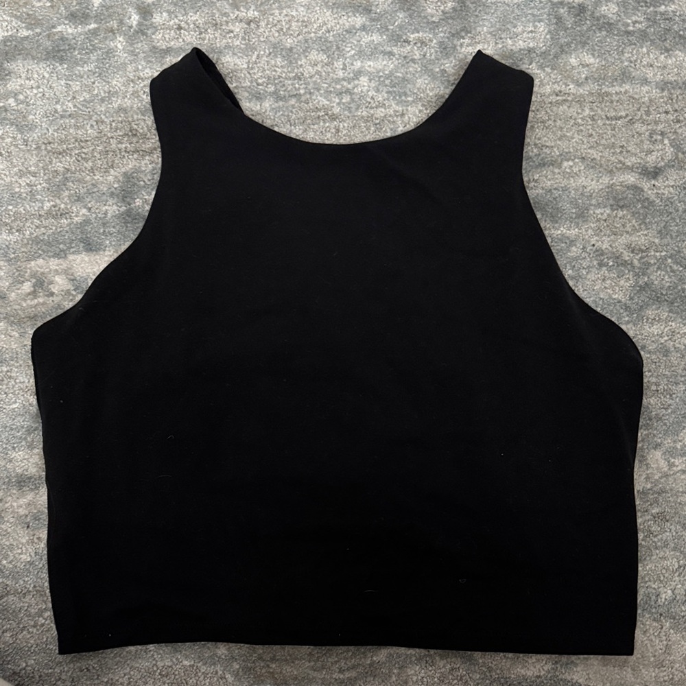 Athleta Black Crop Top